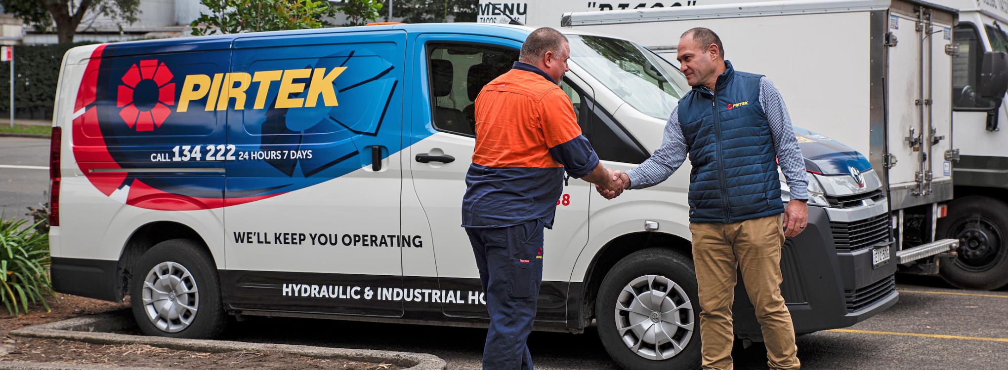Pirtek service banner